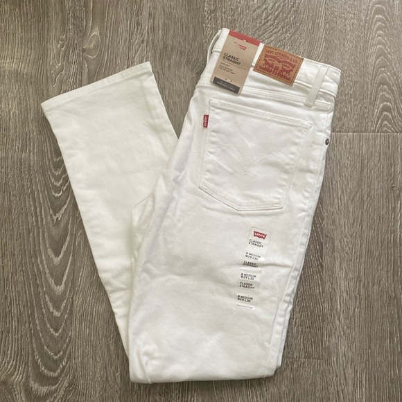 Levi's Women's White Jeans - Picture 3 of 8